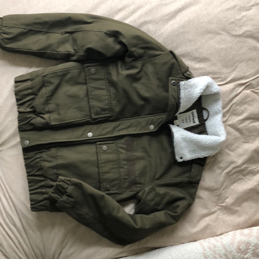 Sherpa army jacket